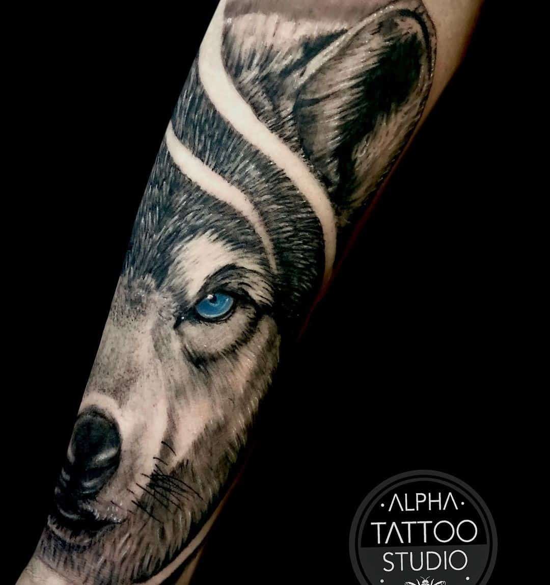 other Wolf Half Sleeve Tattoo 2