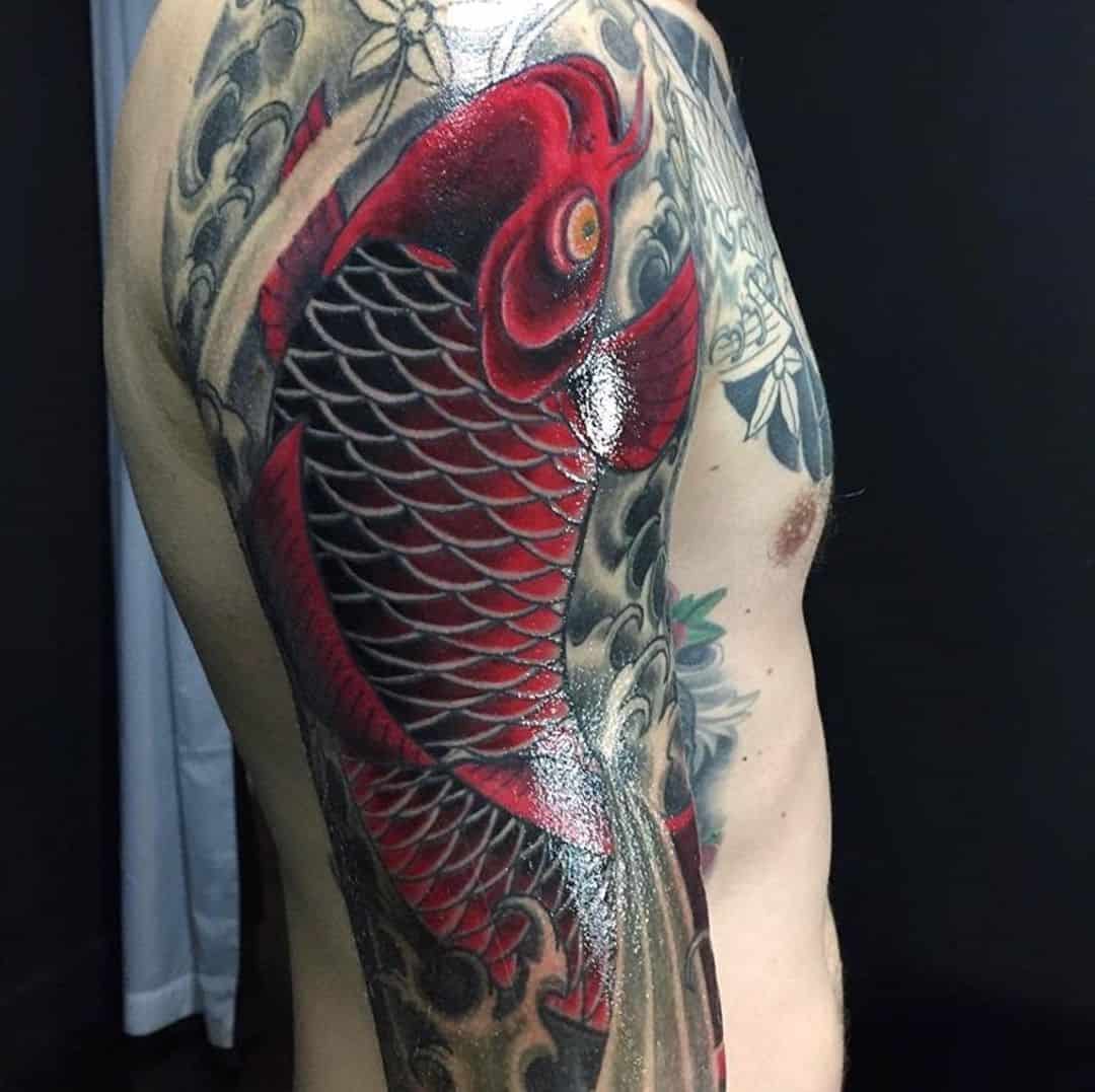 Sleeve Koi Fish Tattoo Ideas 3