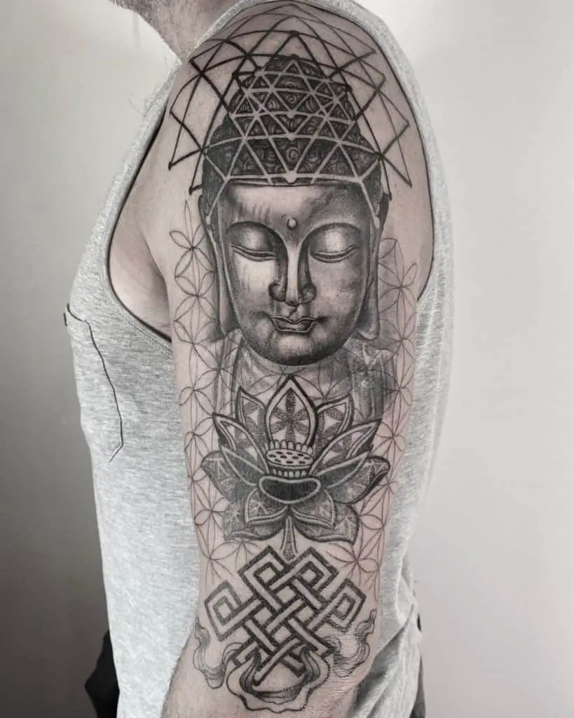 Top 5 enchanting Buddha tattoos done at Black Pearl Ink