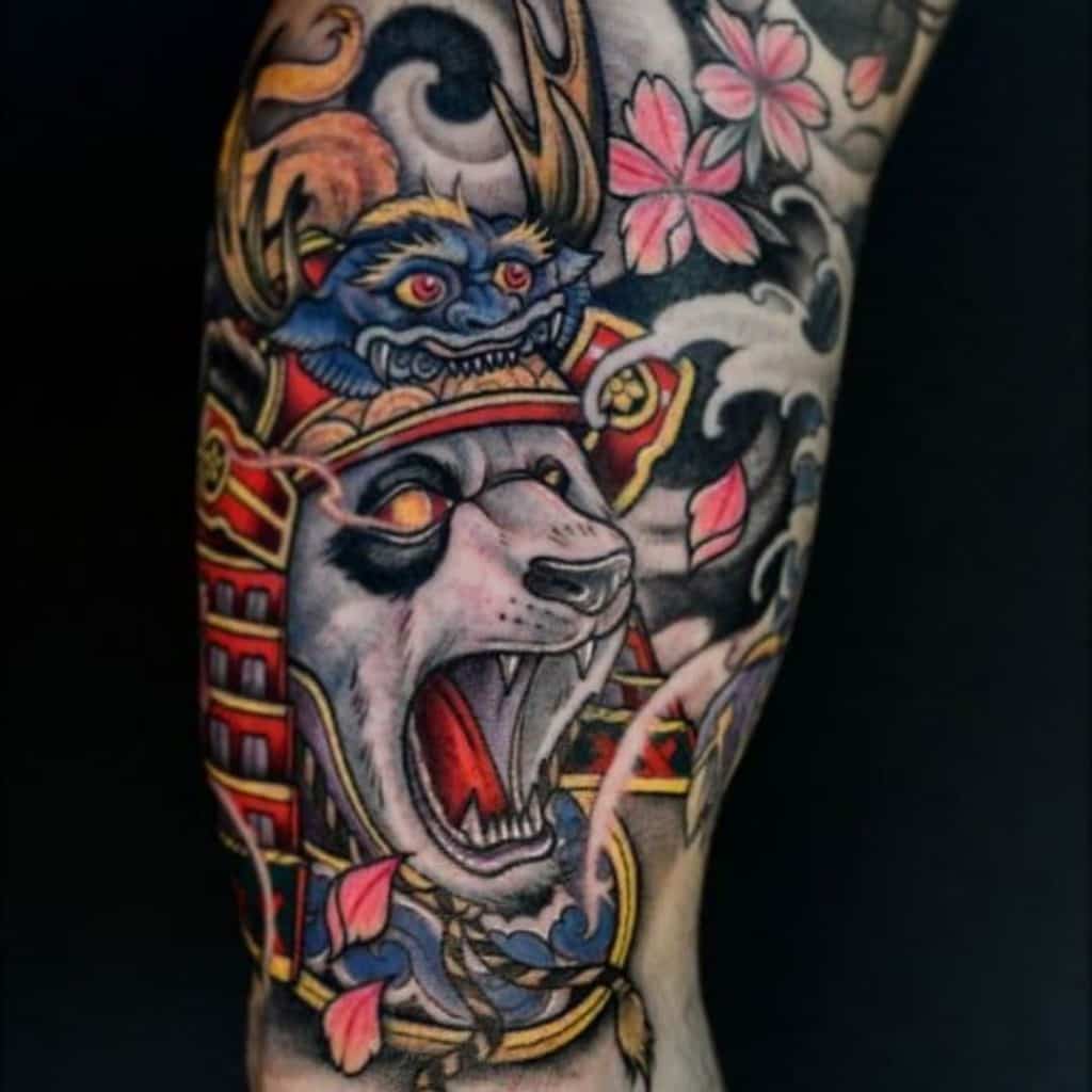 Angry Panda Tattoo Inspiration 