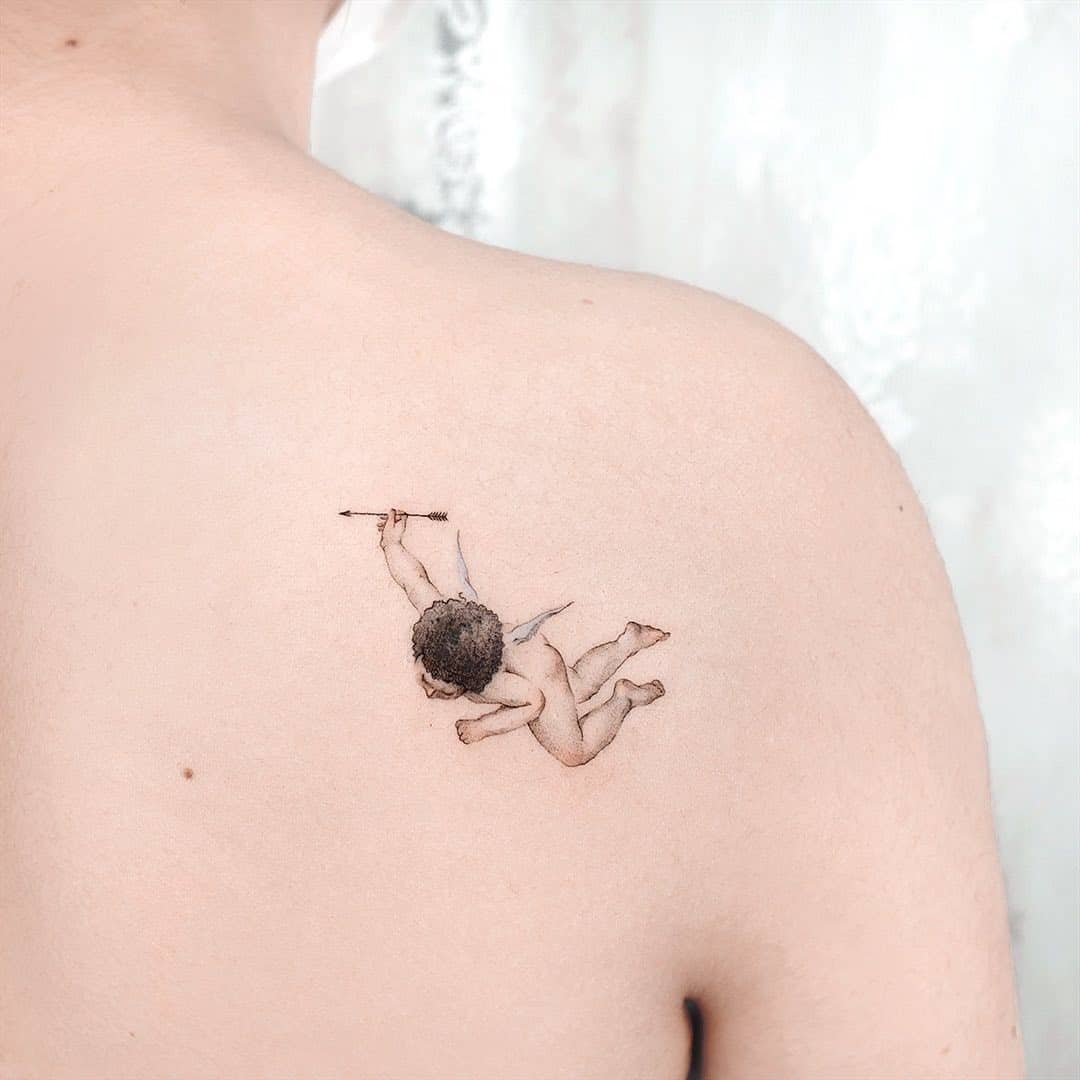 Best Cupid Tattoo Designs 5