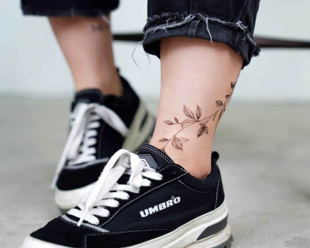 Best Place for A Tattoo On A woman, saved tattoo, ankle