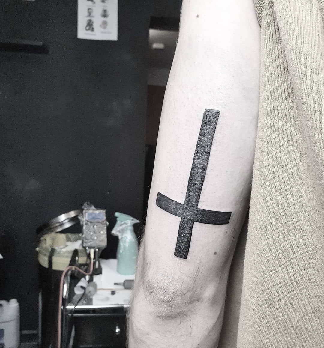 Cross Tattoos, saved tattoo, 34