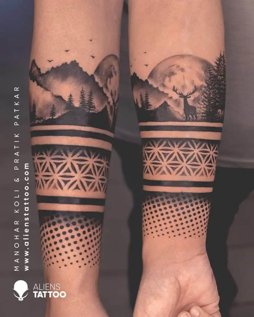 Nature Armband Tattoo