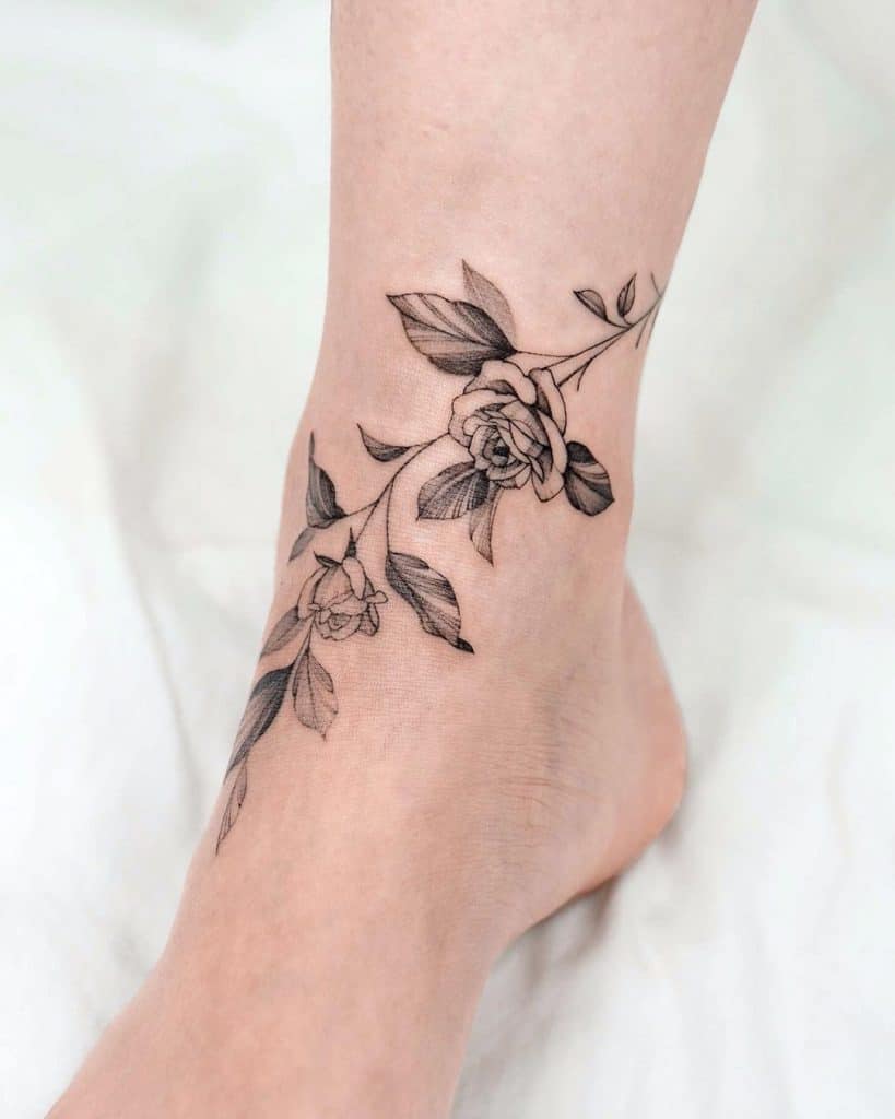 Shinbones And Ankles Tattoo