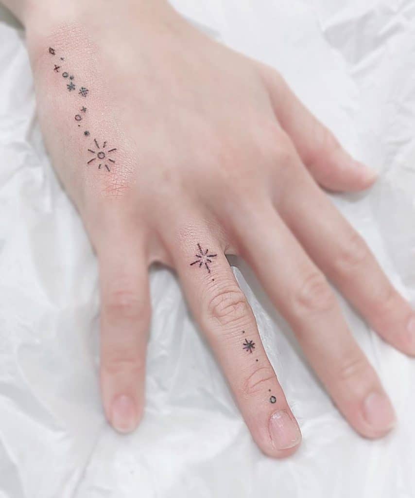 Small Delicate Female Tattoos