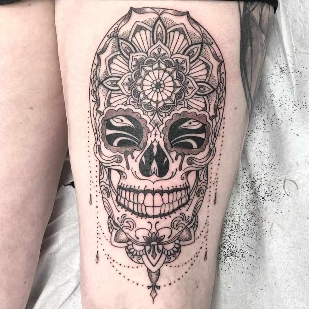 Sugar Skull Tattoos, saved tattoo, 11