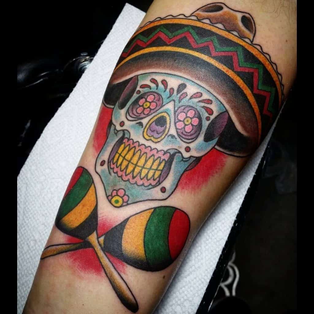 Sugar Skull Tattoos, saved tattoo, 23