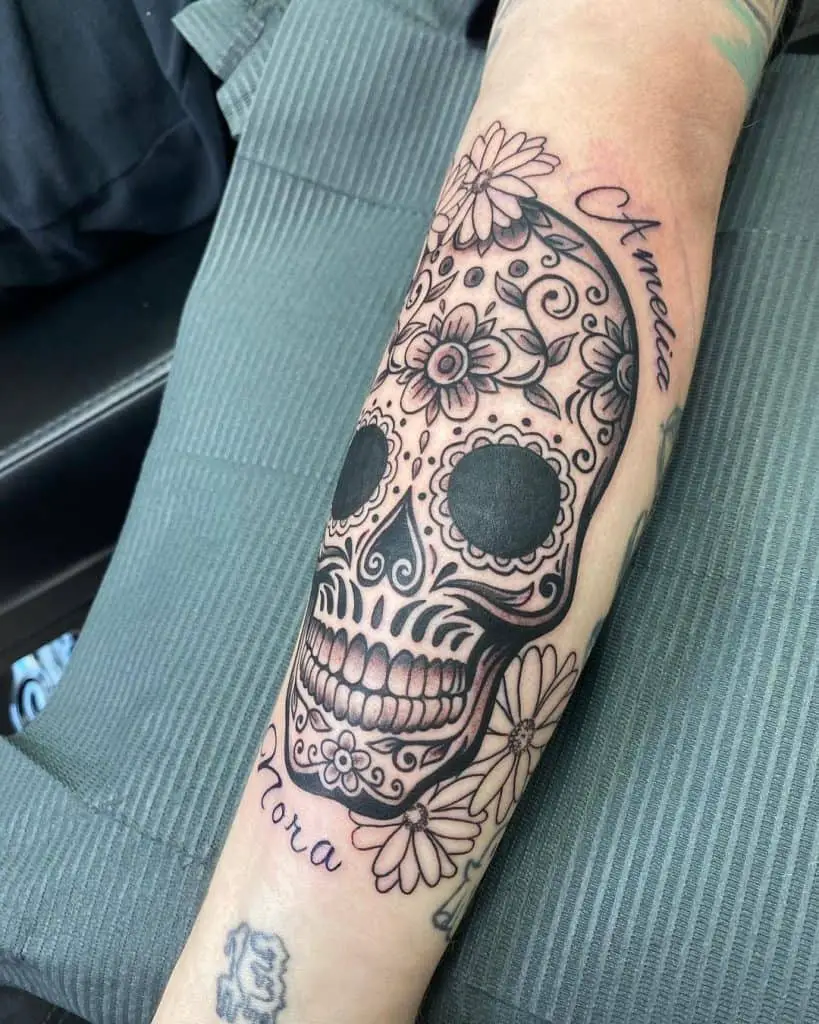 Sugar Skull Tattoos, saved tattoo, 9