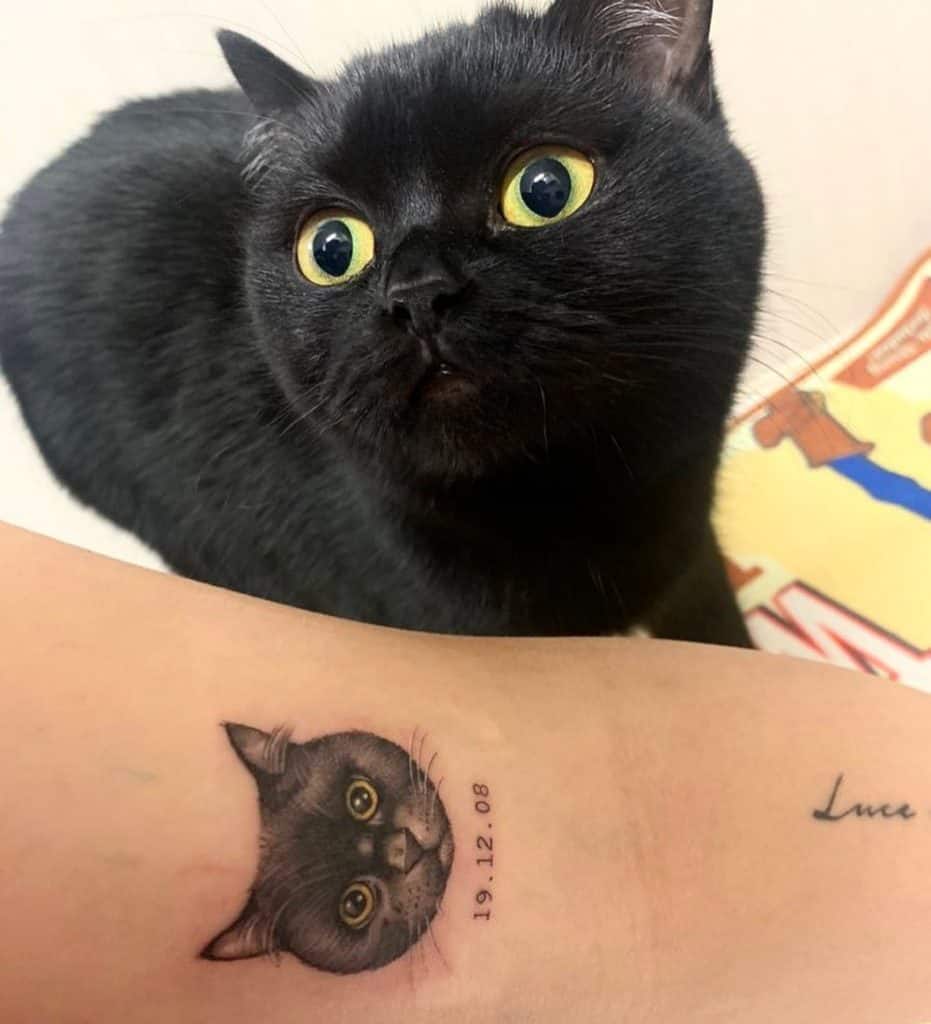 Black Cat Tattoos, saved tattoo, Pet 2