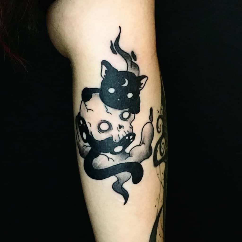 Black Cat Tattoos, saved tattoo, Unique 7