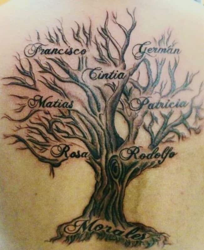 Kids Names Tattoo Ideas, saved tattoo, tree 2p