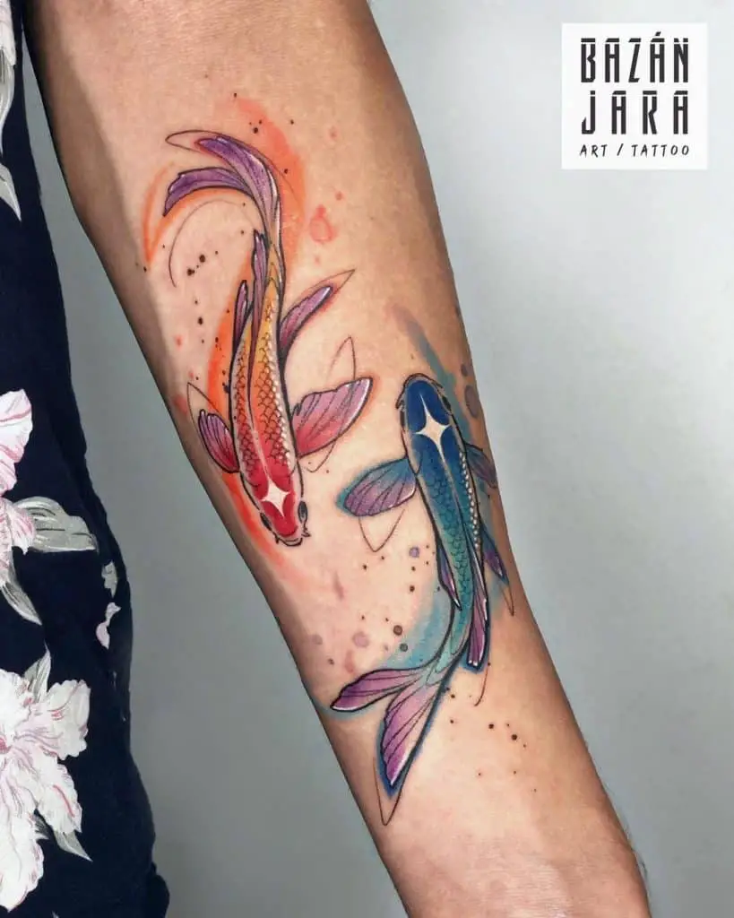 Koi Fish - Growth Through Obstacles and Endurance