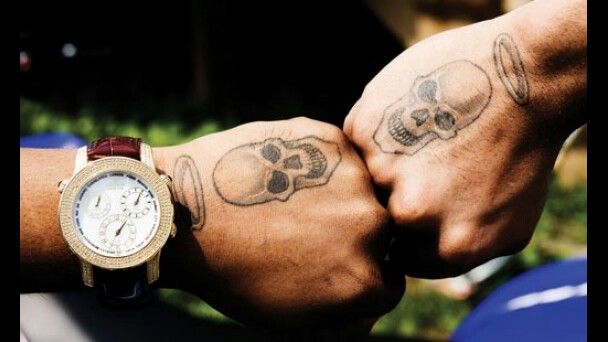 Skeleton Hand Tattoo, saved tattoo, Chris 1