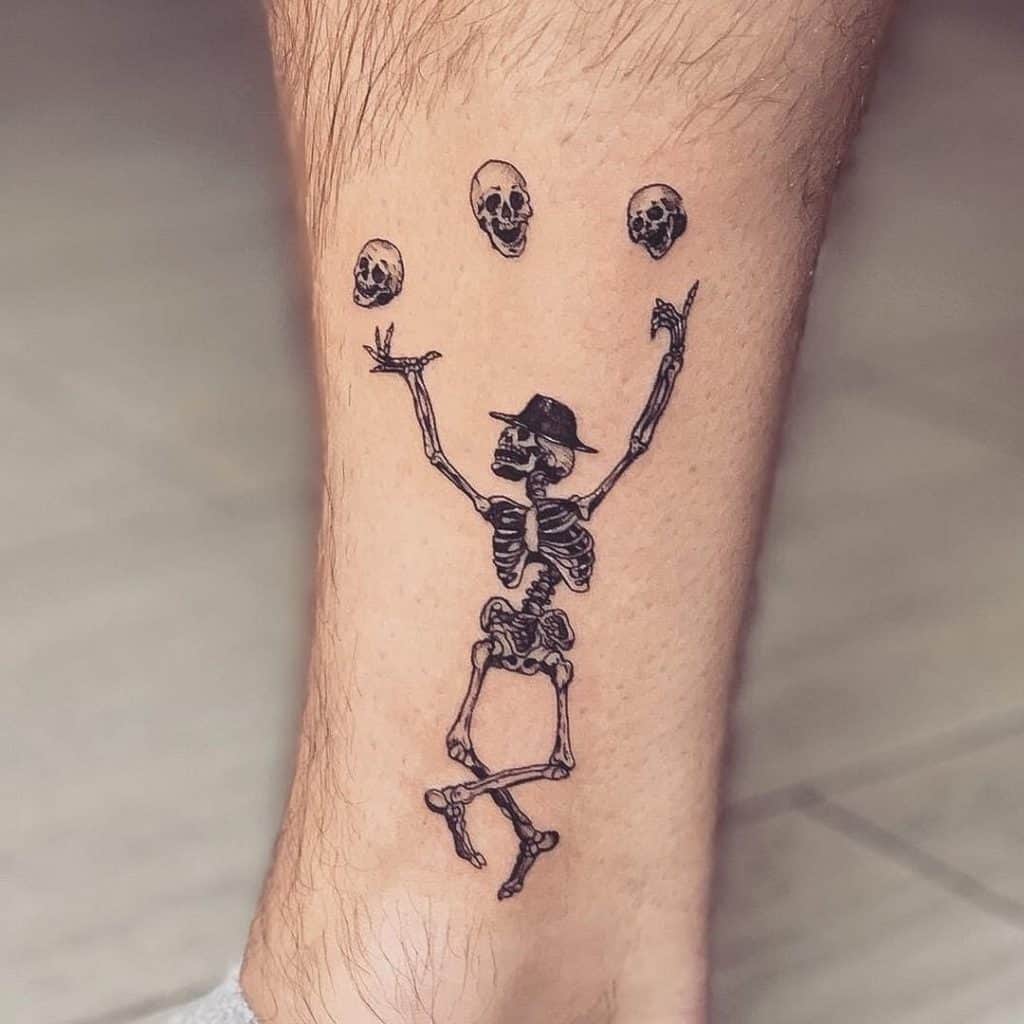 Skeleton Hand Tattoo, saved tattoo, full 1p