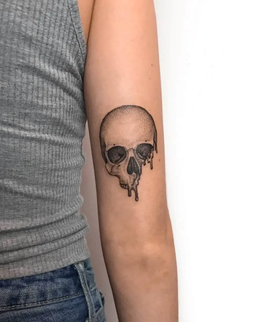 Skeleton Hand Tattoo, saved tattoo, skull 1