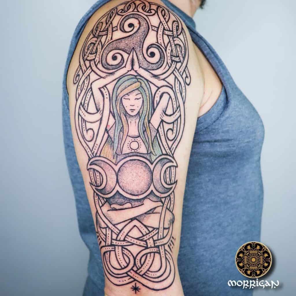 Triple Goddess Tattoo