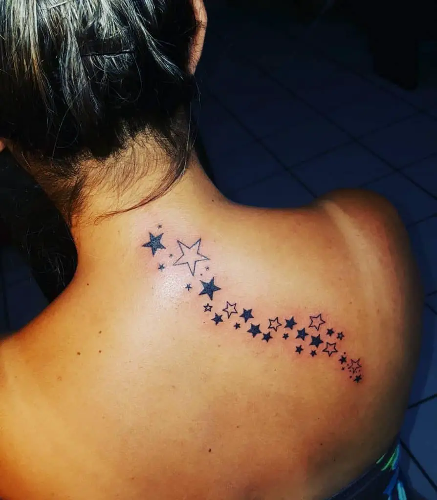 A Cluster of Stars Tattoo 2