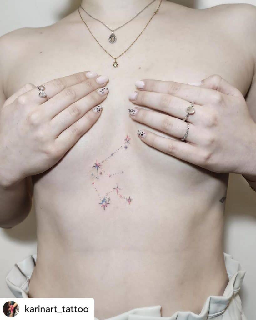 Aquarius Constellation Tattoos 3