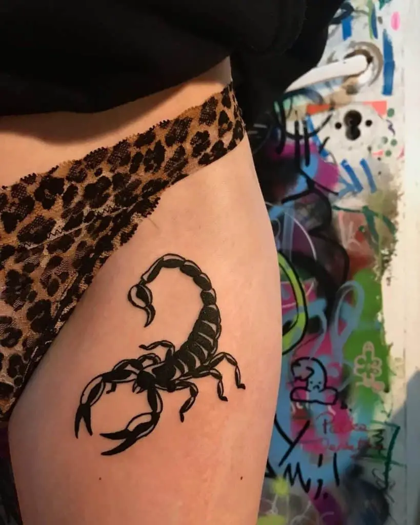 Free: Tribal Drawings Of Scorpio - Scorpion Tattoos For Girls - nohat.cc