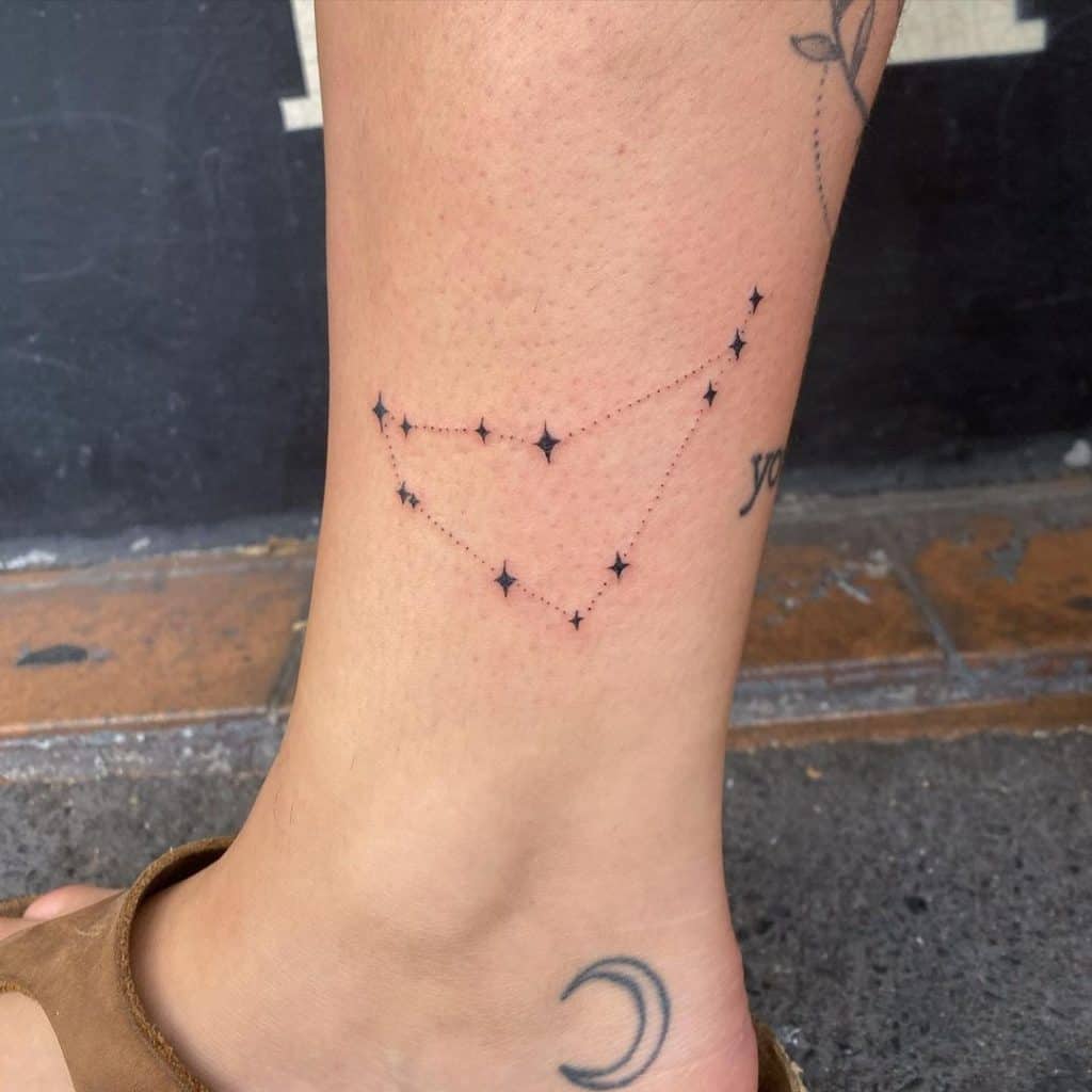 Capricorn Constellation Tattoo 1