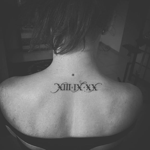 Date Back Tattoo Upper Back