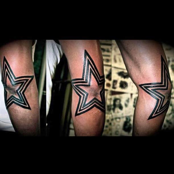 Elbow Star Tattoo 1