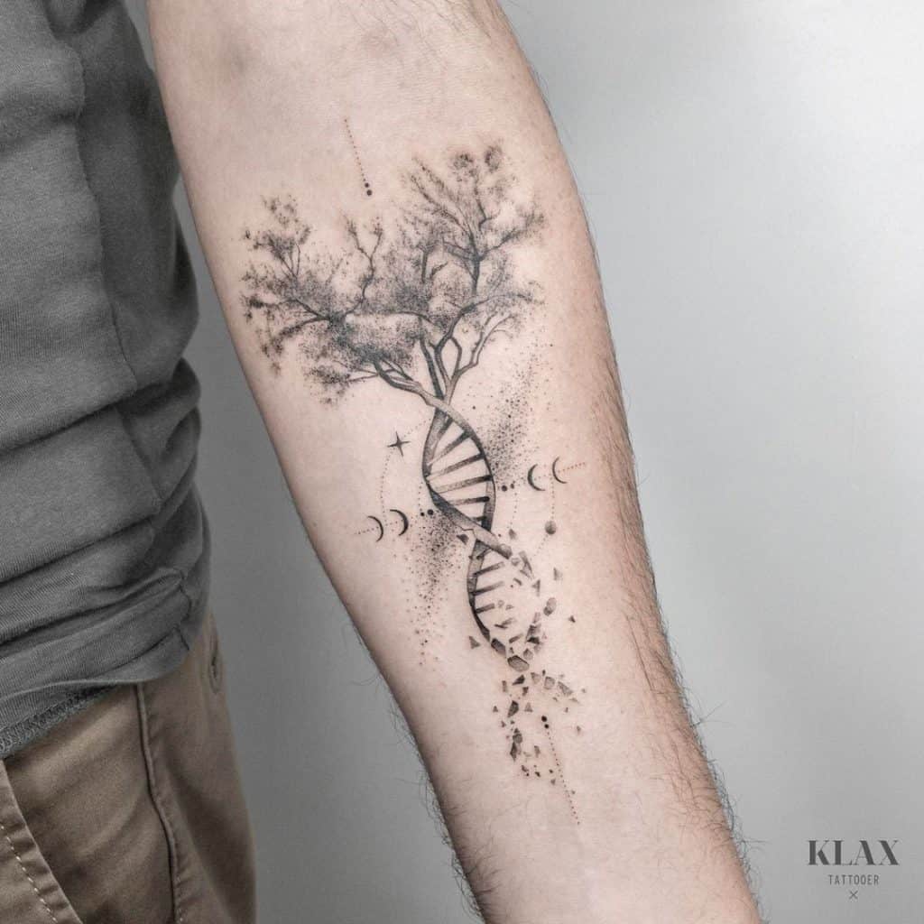 Forearm Tree Of Life Tattoo DNK Inspired 