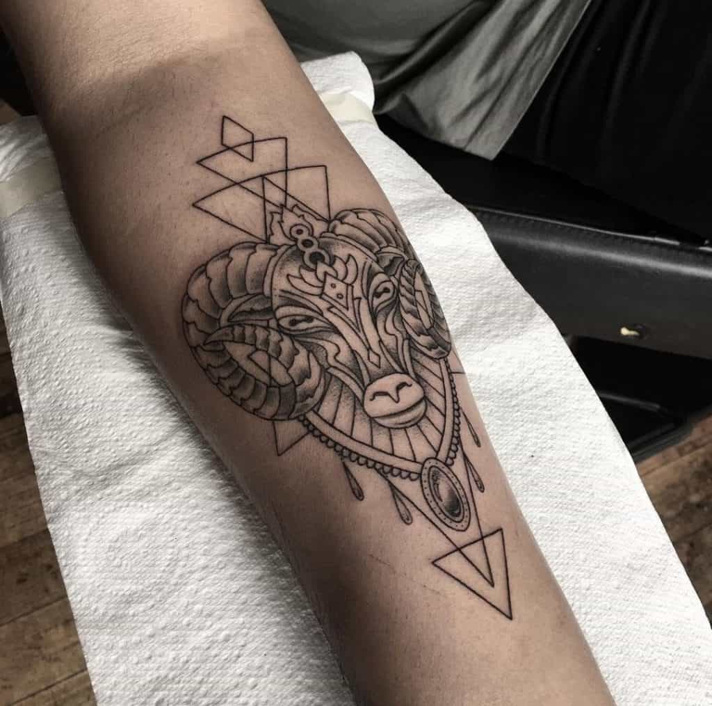 capricorn tattoo design on ankle - Design of TattoosDesign of Tattoos