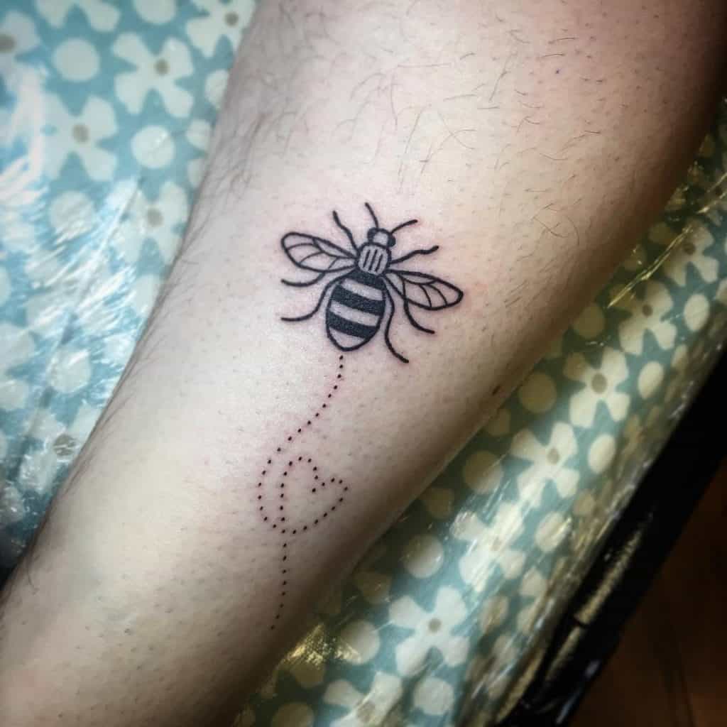 Manchester bee tattoo 1