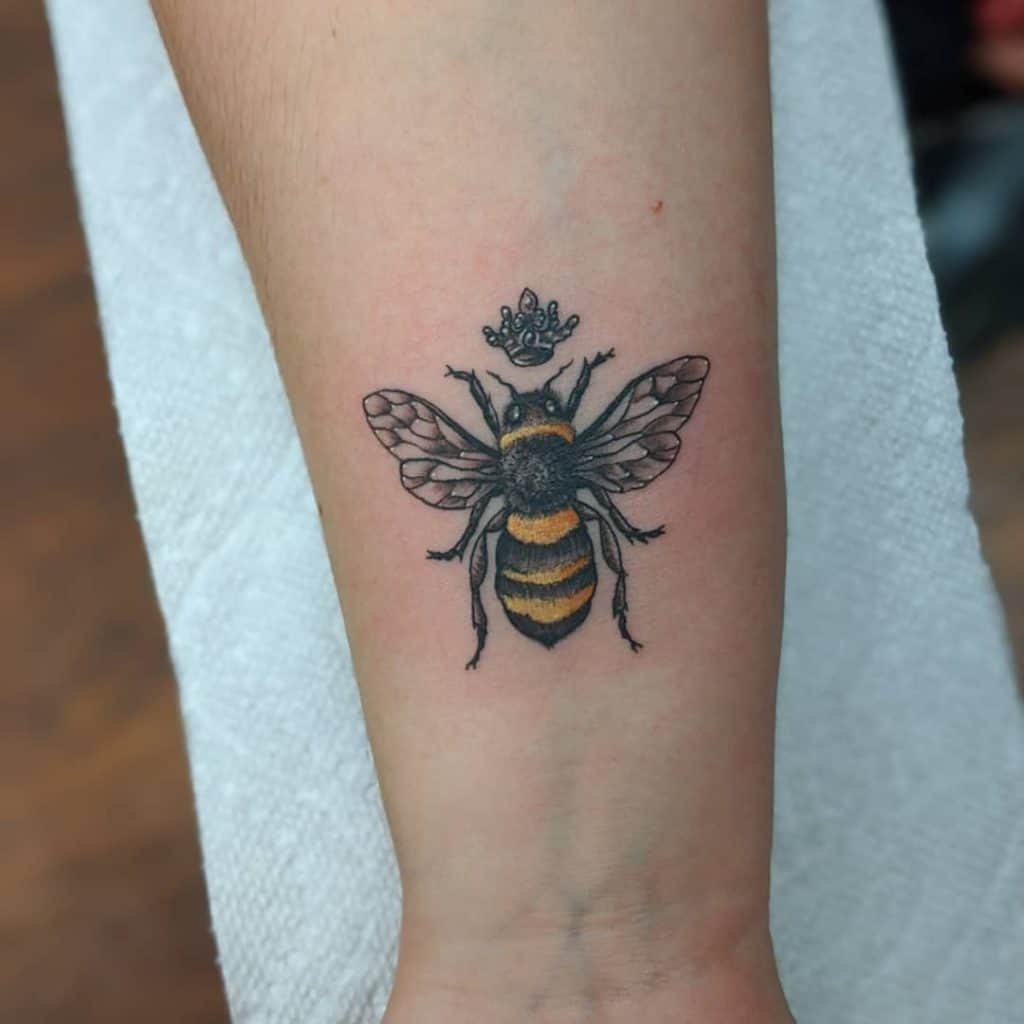 Queen bee tattoo 1