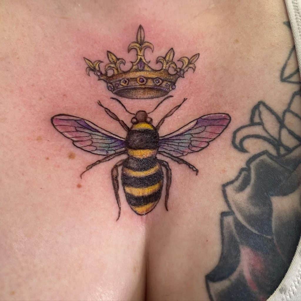 Queen bee tattoo 5