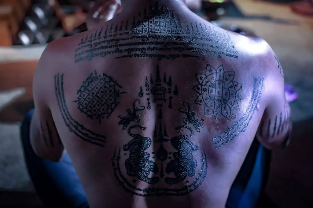 Satanic tattoo