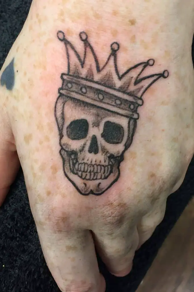 Small Mens Tattoos Skull Image 