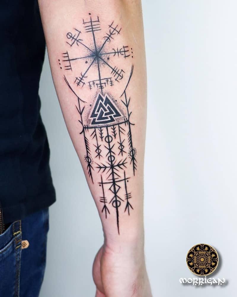 Minimalist Umbrella Temporary Tattoo Set | Tattoo iCON – TattooIcon