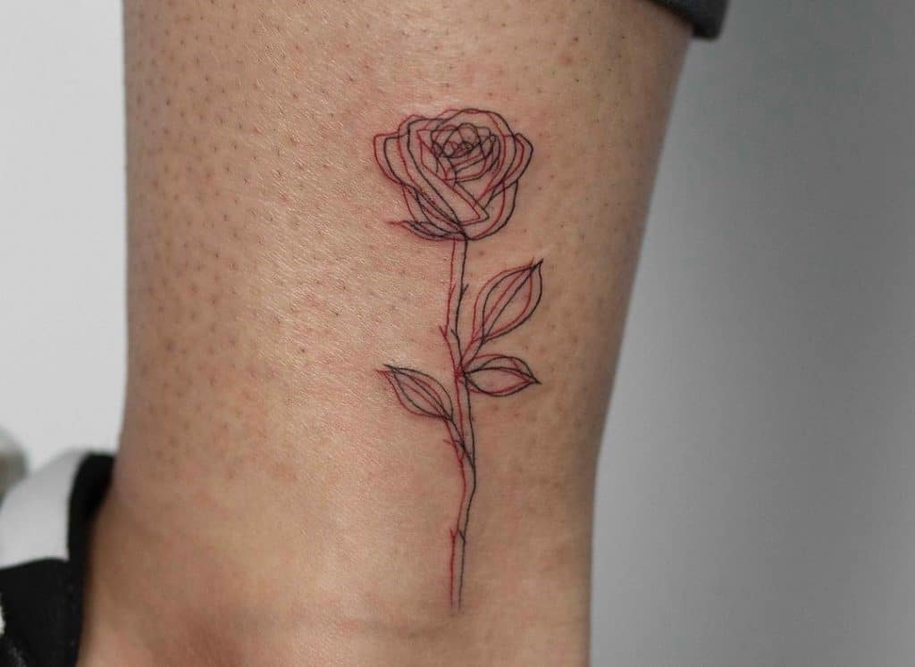 temporary tattoo 3D rose flower temporary body tattoos for women | eBay