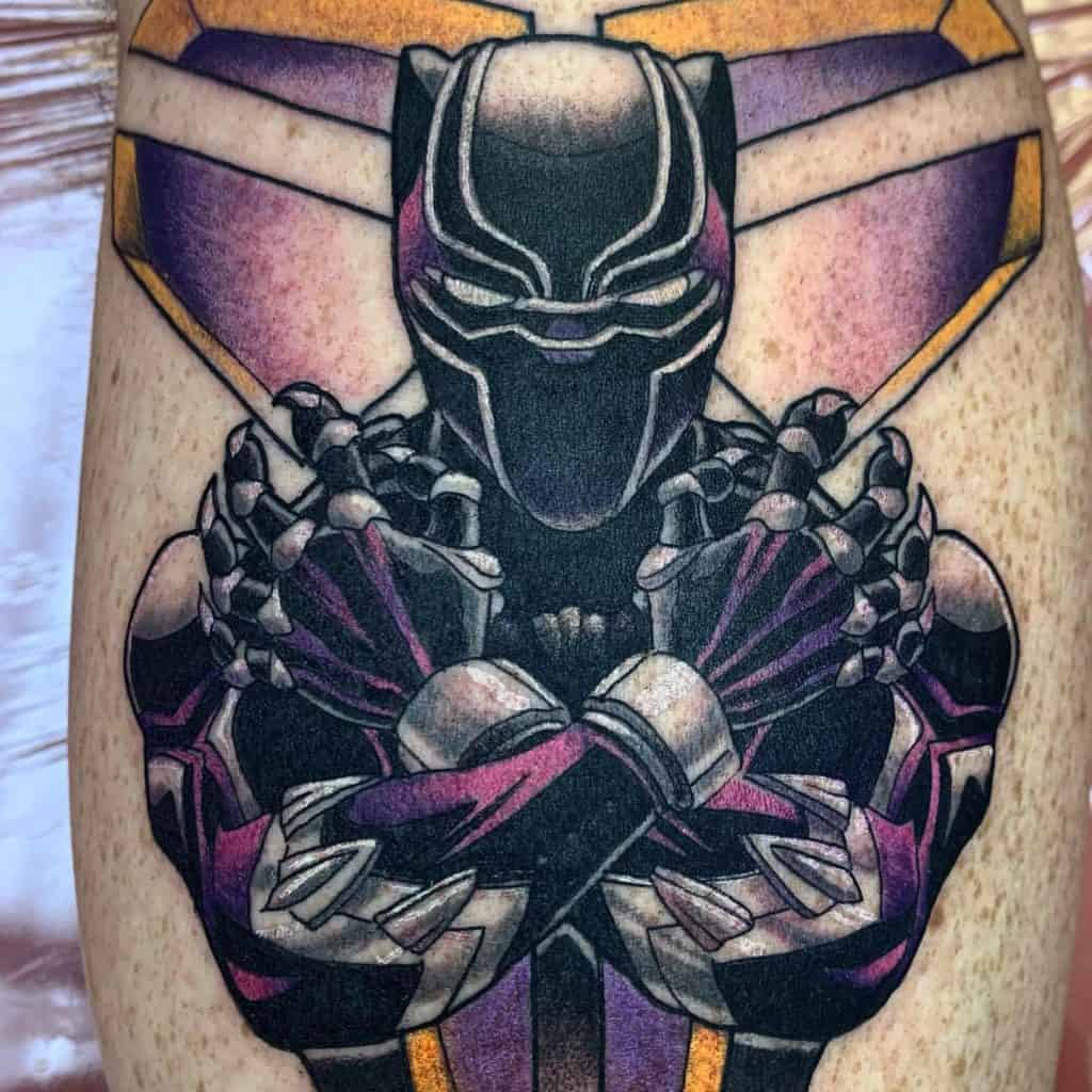 Black Panther (Marvel) Tattoo 5