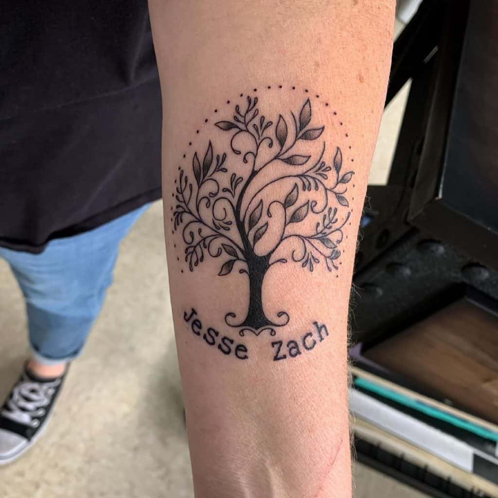 Celtic Family Tree Tattoo 2