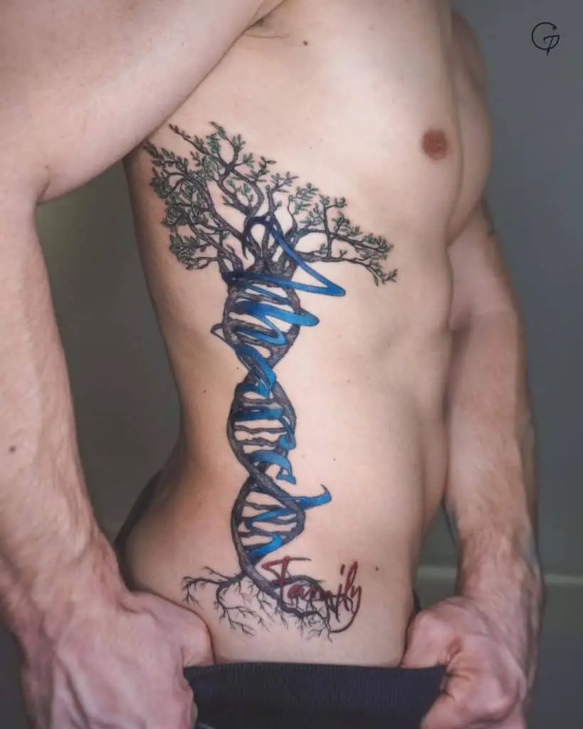 DNA Family Tree Tattoo 2
