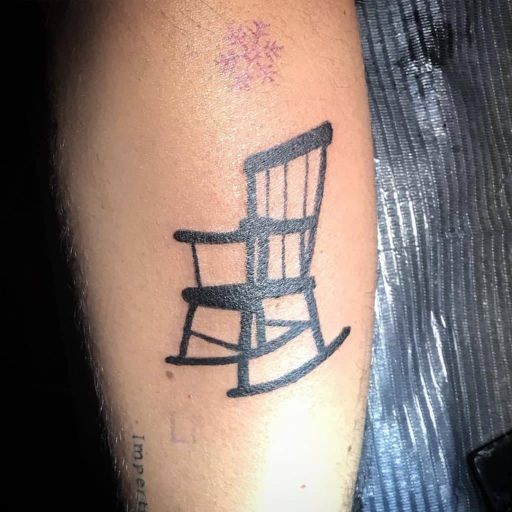 Empty Rocking Chair Tattoo 2
