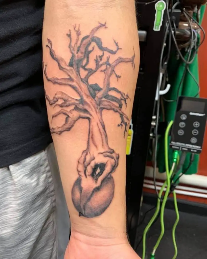 Family Tree Tattoo On Arm 3