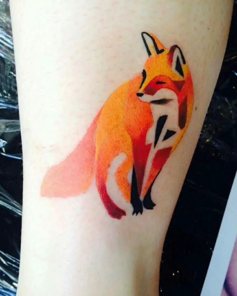 Fox Tattoos: Meaning, Symbolism, and Best Design Ideas for 2024 28 Geometric Fox Tattoo 5