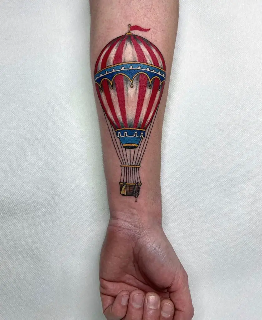 Hot Air Balloon Tattoos 3