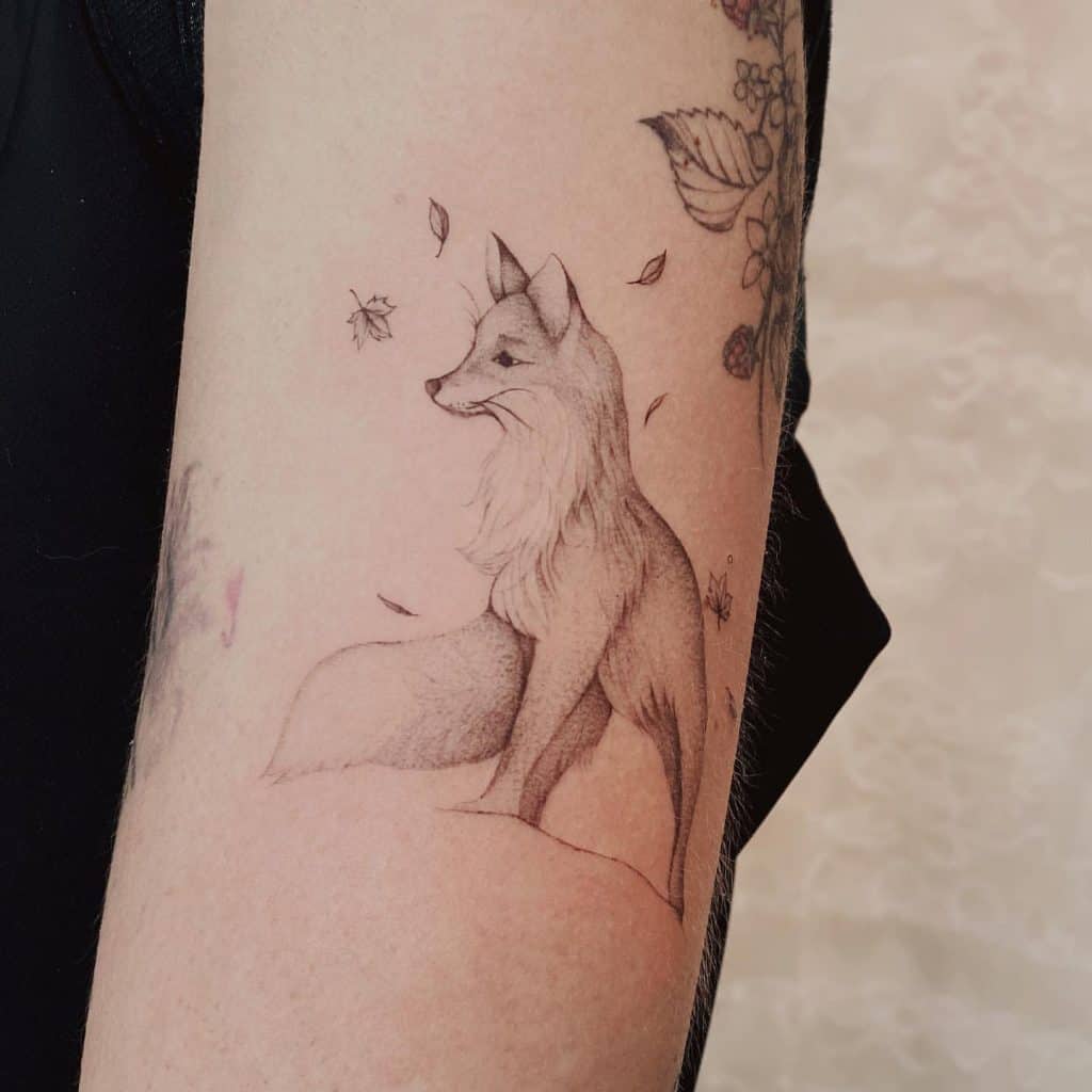 Fox Tattoos: Meaning, Symbolism, and Best Design Ideas for 2024 29 Naturalistic Fox Tattoo 1