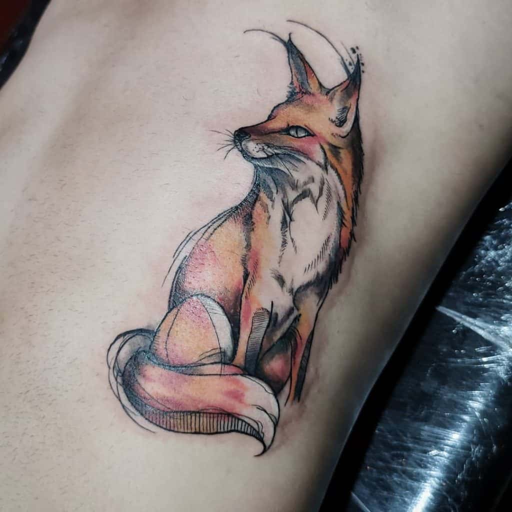Fox Tattoos: Meaning, Symbolism, and Best Design Ideas for 2024 33 Naturalistic Fox Tattoo 5