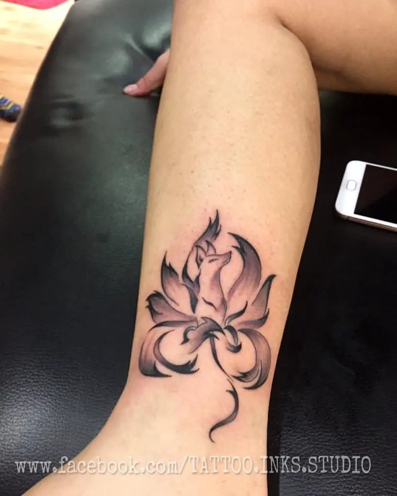 Fox Tattoos: Meaning, Symbolism, and Best Design Ideas for 2024 17 Nine-Tail Fox Tattoo 5