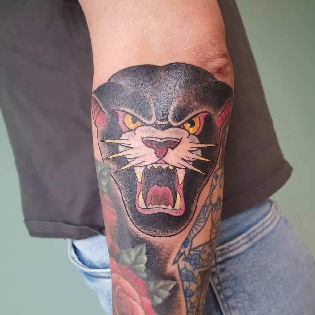 Panther Head Tattoo 3