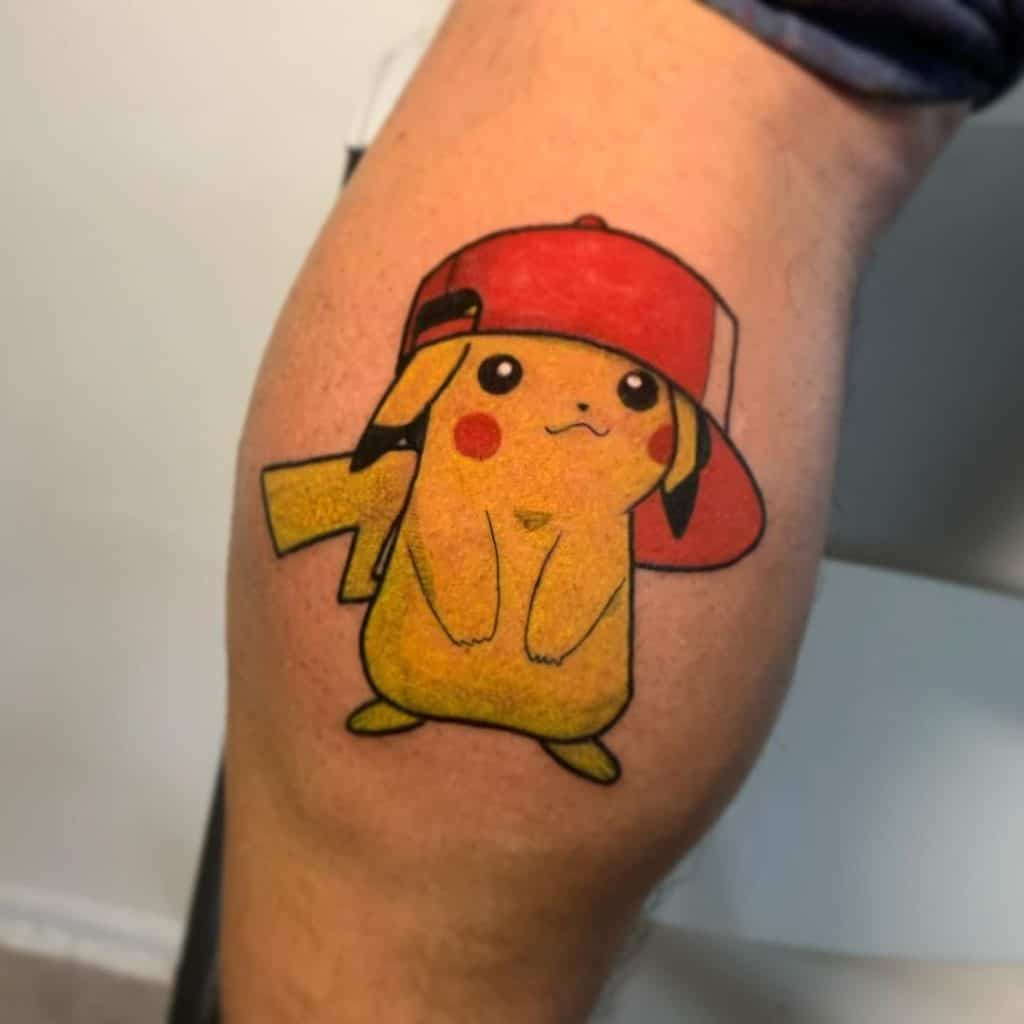 Pikachu Drawing Pikachu Tattoo With A Hat