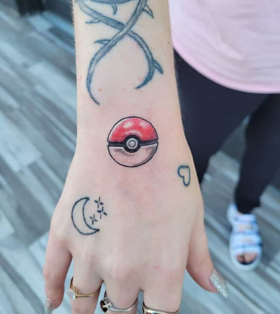 Pokemon Ball Tattoo