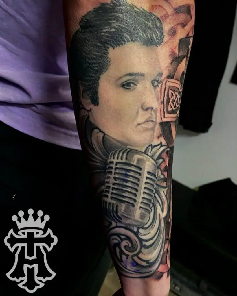 Pop Culture Realism Black and Gray Tattoos 3